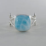 Rainbow Moonstone Silver Ring