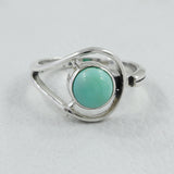 925 Starling Silver Labradorite Ring