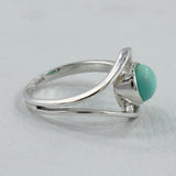 925 Starling Silver Labradorite Ring