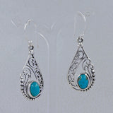 Rainbow Moonstone Silver Earrings