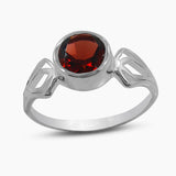 Blue Topaz Silver Rings