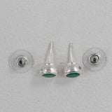 Mystic Quartz Studs Silver Earrings