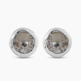 Crystal Silver Studs Earrings