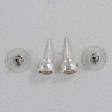 Mystic Quartz Studs Silver Earrings