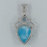 Larimar 925 Silver Pendant