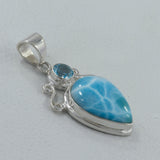 Larimar 925 Silver Pendant