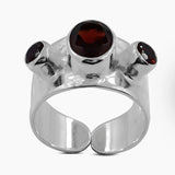 925 Silver Blue Topaz Rings