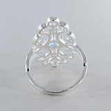 Ethiopian Opal Silver Women's Ring