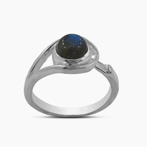 925 Sterling Silver Labradorite Rings