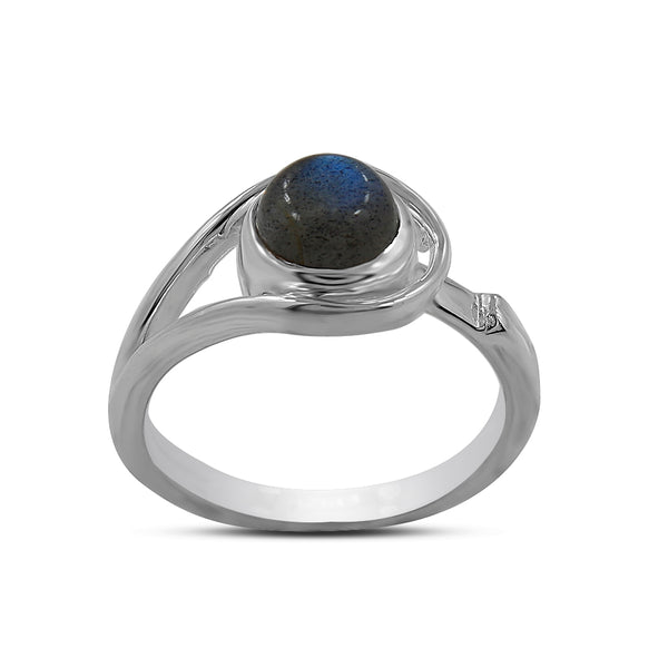 925 Sterling Silver Labradorite Ring