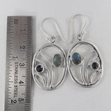 925 Sterling Silver Labradorite Earrings