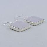 Meteorite Silver Earrings