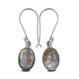 Abalone Shell Silver Earring