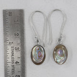 Abalone Shell Silver Earring