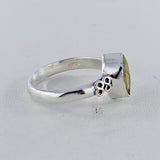 Peridot Silver Ring