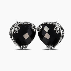 Black Onyx Studs Earrings
