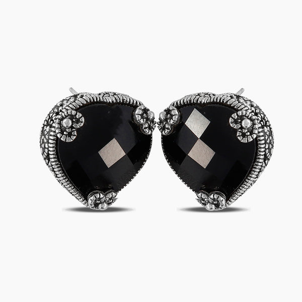 Black Onyx Studs Earrings