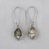 Abalone Shell Silver Earring