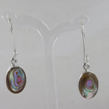 Abalone Shell Silver Earring