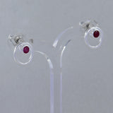 Moonstone Silver Studs Earrings