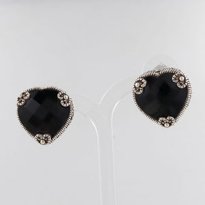 Black Onyx Studs Earrings