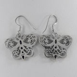925 Silver Iolite Butterfly Earrings