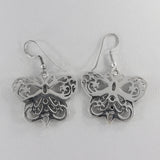 925 Silver Iolite Butterfly Earrings
