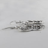 925 Silver Iolite Butterfly Earrings
