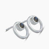 Moonstone Silver Studs Earrings