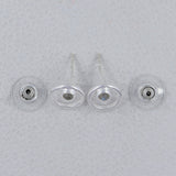 Moonstone Studs Silver Earring