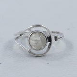 925 Starling Silver Labradorite Ring