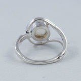 925 Starling Silver Labradorite Ring