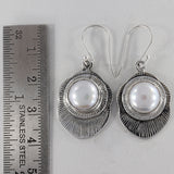925 Sterling Silver Pearl Earrings