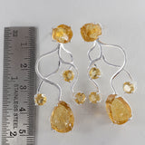 Amethyst Silver Earrings