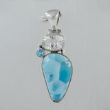 Larimar 925 Silver Pendant