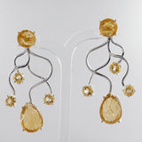 Amethyst Silver Earrings