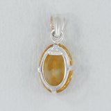 925 Sterling Silver Citrine Pendant