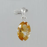 Citrine 925 Sterling Silver Pendant