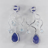 Amethyst Silver Earrings