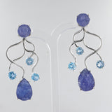 Amethyst Silver Earrings