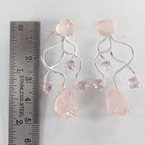Amethyst Silver Earrings