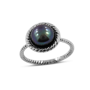 925 Sterling Silver Pearl Ring