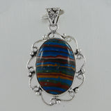 Rainbow Calsilica Gemstone Pendant