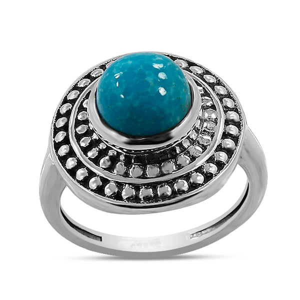 Arizona Turquoise Silver Rings