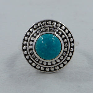 Arizona Turquoise Silver Rings