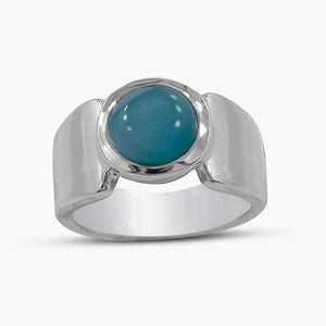 925 Sterling Silver Larimar Rings