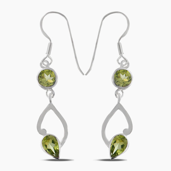 Blue Topaz Silver Earrings