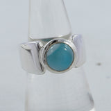 Larimar Silver Ring