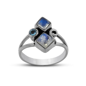 Moonstone Silver Ring