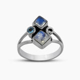 Moonstone Silver Rings